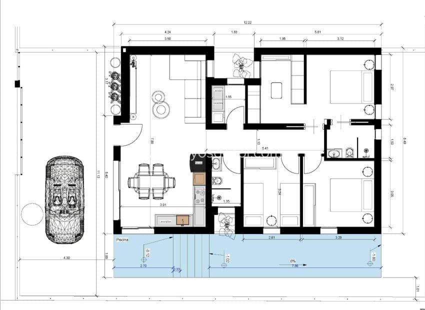 3 soveværelse Villa til salg i Benijofar - € 399.900 (Ref: 9435165)