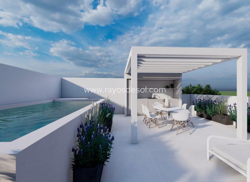 2 bedroom Apartment for sale in Pilar de la Horadada with pool - € 359,000 (Ref: 9440813)