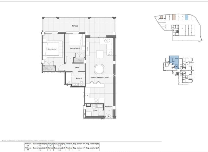 2 Zimmer Apartment zu verkaufen in Bigastro mit Pool - 179.900 € (Ref: 9464809)