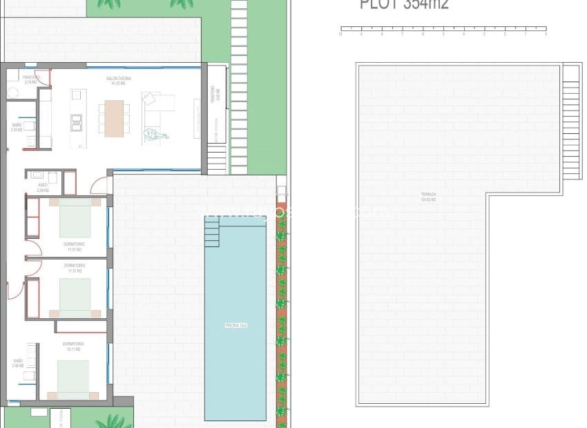 3 chambre Villa/Maison à vendre à Los Alcazares avec piscine - 689 900 € (Ref: 9506980)