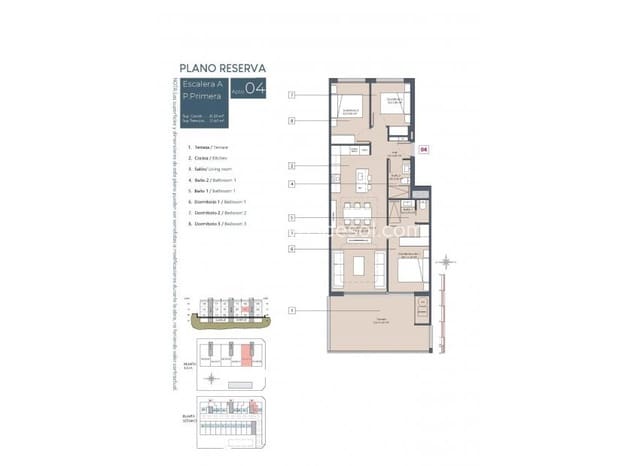 3 quarto Apartamento para venda em Benijófar com piscina - 349 900 € (Ref: 9513545)