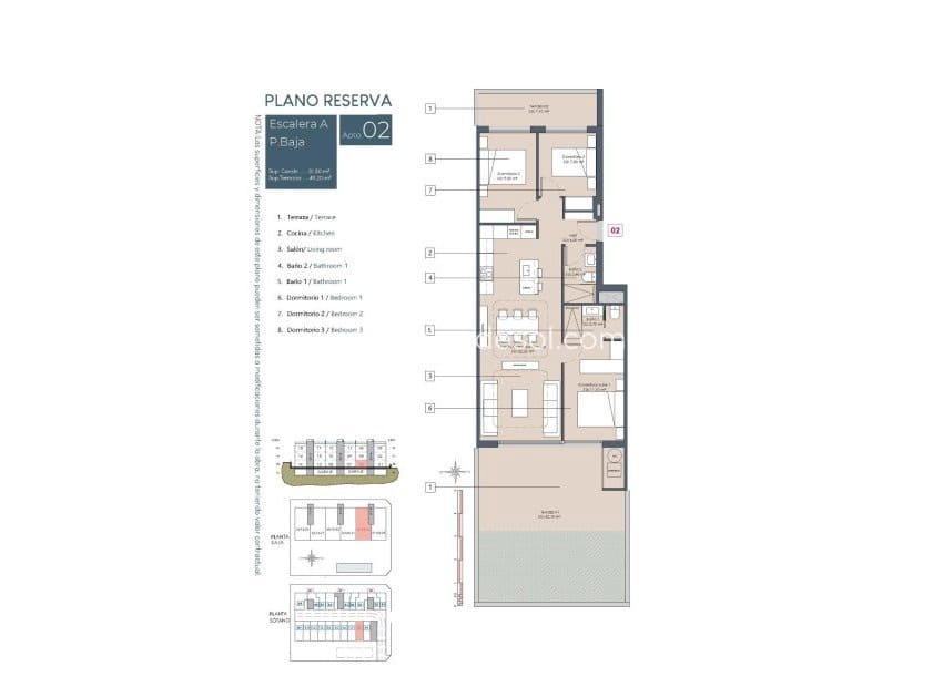 Apartamento de 3 habitaciones en Benijófar en venta con piscina - 309.900 € (Ref: 9513546)