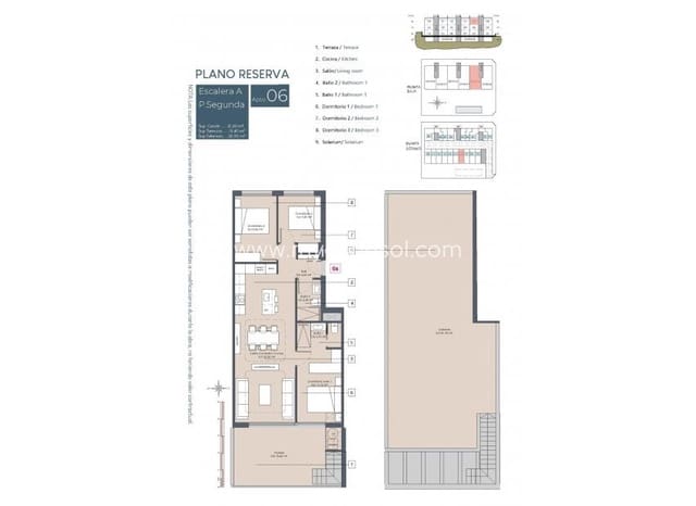 3 soveværelse Penthouse til salg i Benijófar med swimmingpool - € 399.900 (Ref: 9513547)