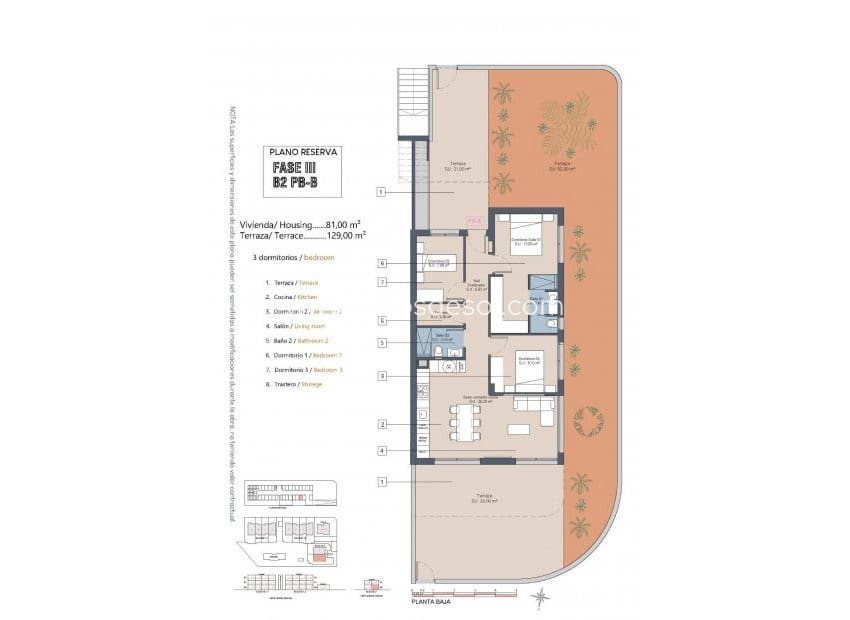 3 camera da letto Appartamento in vendita in Los Alcazares con piscina - 399.900 € (Rif: 9530908)