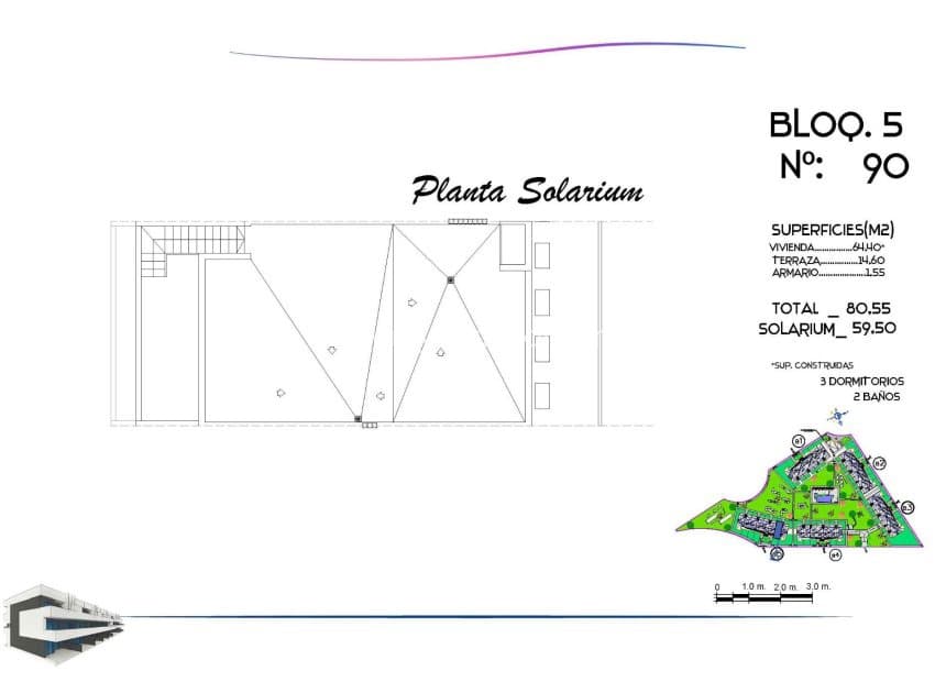 Ático de 2 habitaciones en El Raso en venta con piscina - 249.000 € (Ref: 9530911)
