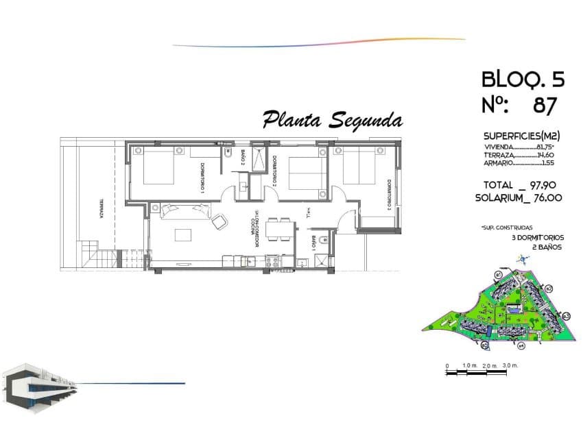 3 soveværelse Penthouse til salg i El Raso med swimmingpool - € 271.000 (Ref: 9530914)