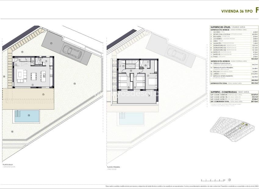 3 Zimmer Villa zu verkaufen in Polop mit Pool - 694.700 € (Ref: 9660768)