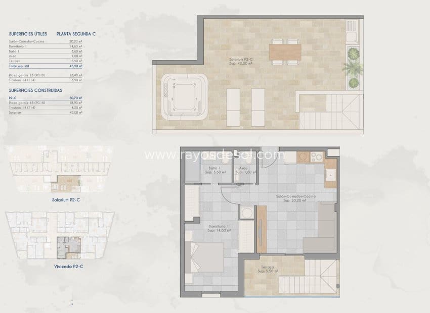 2 camera da letto Attico in vendita in Los Cuarteros con piscina - 262.000 € (Rif: 9665597)