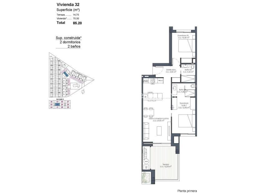 2 quarto Apartamento para venda em Los Alcazares com piscina - 299 000 € (Ref: 9671164)