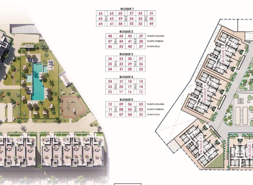 3 sovrum Lägenhet till salu i Los Alcazares med pool - 369 000 € (Ref: 9697882)