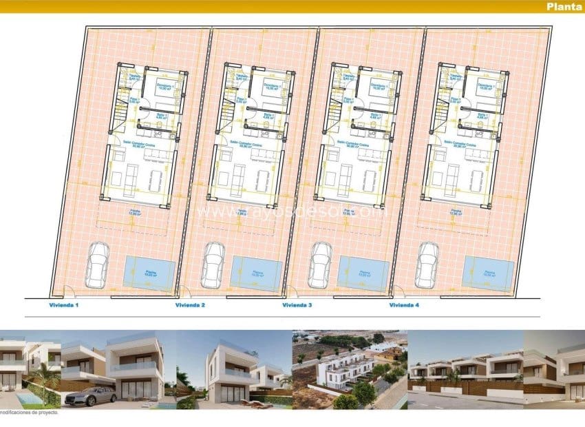 3 sovrum Villa till salu i Pilar de la Horadada med pool - 550 000 € (Ref: 9708209)