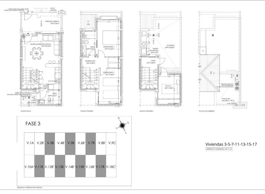 3 soveværelse Byhus til salg i Torre-Pacheco med swimmingpool - € 219.900 (Ref: 9794967)