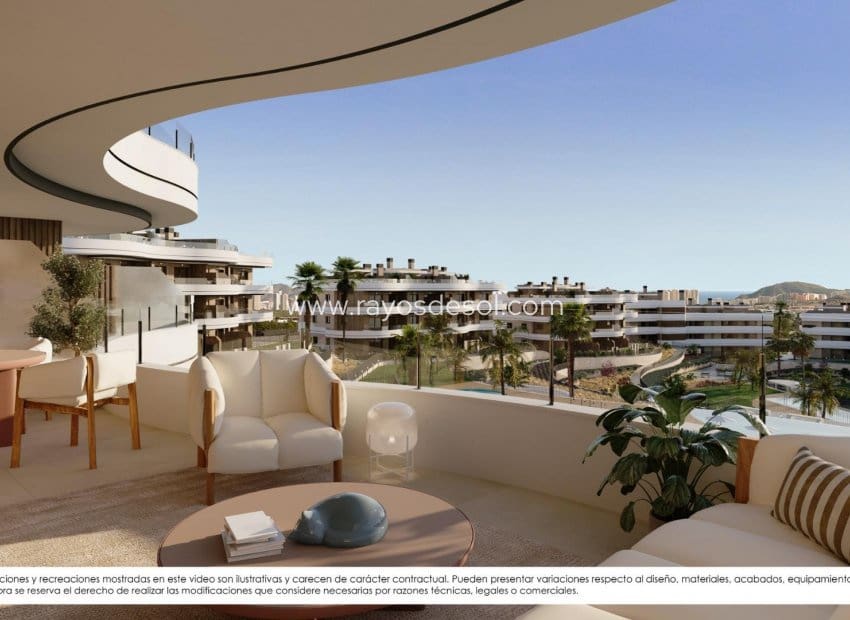 2 chambre Appartement à vendre à Finestrat avec piscine - 400 000 € (Ref: 9812473)