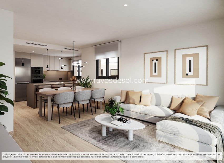 2 chambre Appartement à vendre à Finestrat avec piscine - 400 000 € (Ref: 9812473)
