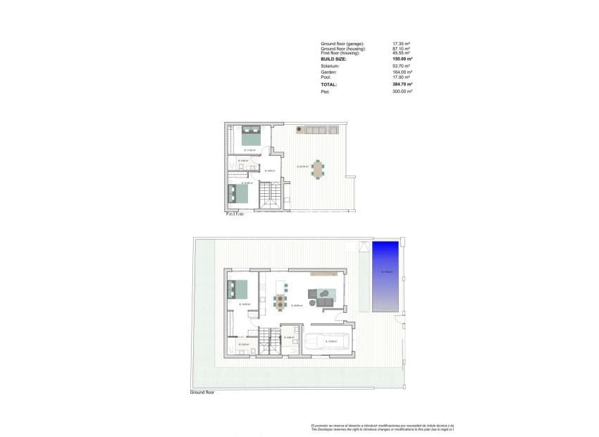 Chalet de 3 habitaciones en Los Alcázares en venta con piscina - 590.000 € (Ref: 9816003)