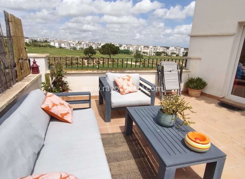 2 bedroom Penthouse for sale in Hacienda Riquelme with pool - € 165,000 (Ref: 9825830)