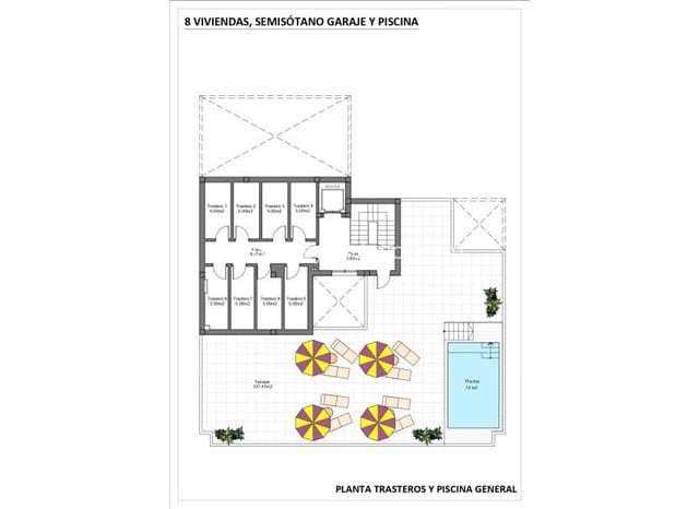 2 soveværelse Lejlighed til salg i Los Cuarteros, San Pedro del Pinatar med swimmingpool - € 249.900 (Ref: 9835077)