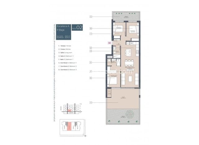 3 camera da letto Appartamento in vendita in Benijófar con piscina - 349.900 € (Rif: 9901344)