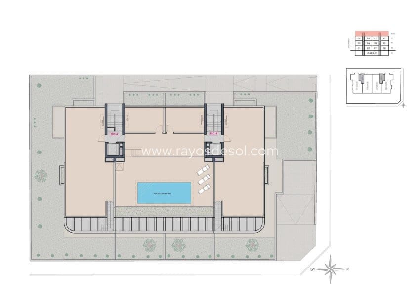 3 makuuhuone Kattohuoneisto myytävänä paikassa Benijofar mukana uima-altaan - 389 900 € (Ref: 9901345)