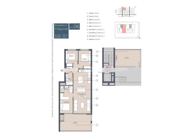 3 soverom Penthouse til salgs i Benijófar med svømmebasseng - € 389 900 (Ref: 9901345)
