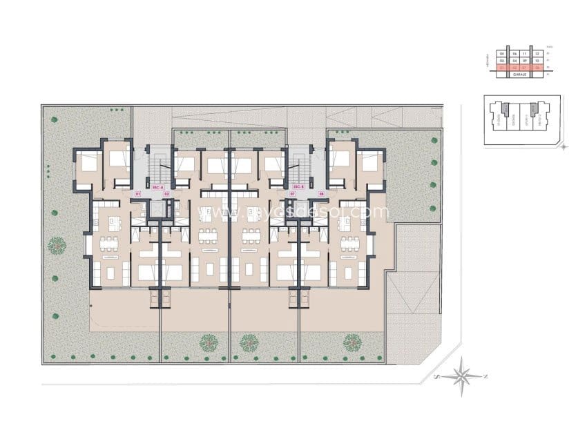 3 quarto Apartamento para venda em Benijofar com piscina - 329 900 € (Ref: 9901346)