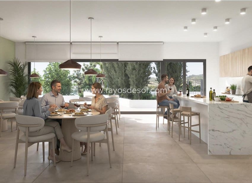 3 makuuhuone Huoneisto myytävänä paikassa Finestrat mukana uima-altaan - 583 000 € (Ref: 9901347)