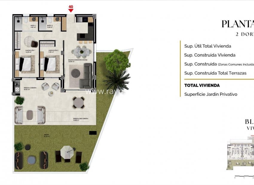 2 bedroom Apartment for sale in Finestrat with pool - € 395,000 (Ref: 9901348)