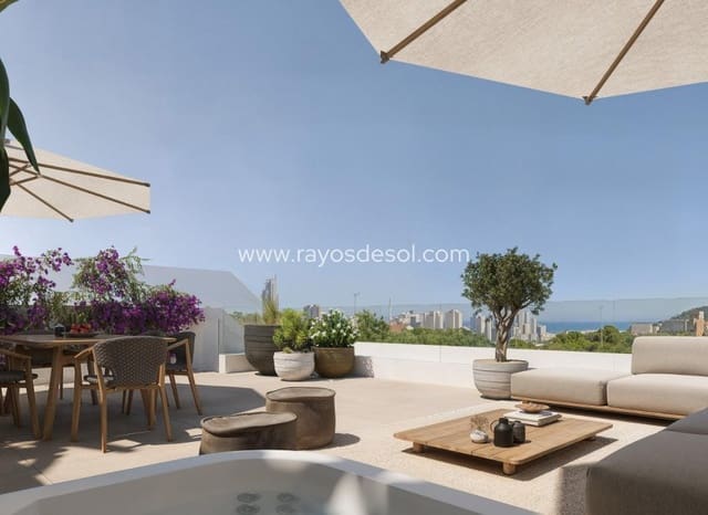 2 Zimmer Penthouse zu verkaufen in Balcón de Finestrat - Terra Marina, Finestrat mit Pool - 470.000 € (Ref: 9901351)