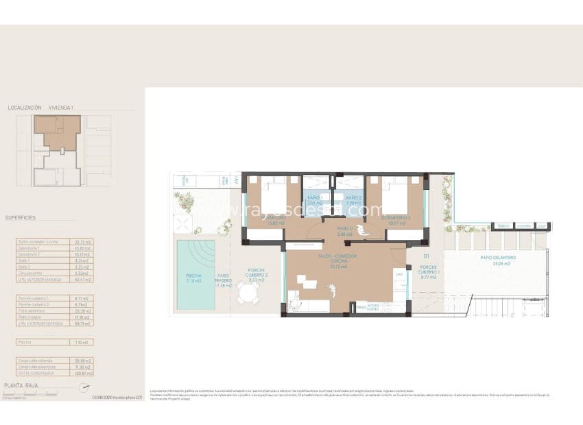 2 sovrum Lägenhet till salu i San Pedro del Pinatar med pool - 299 900 € (Ref: 9928242)