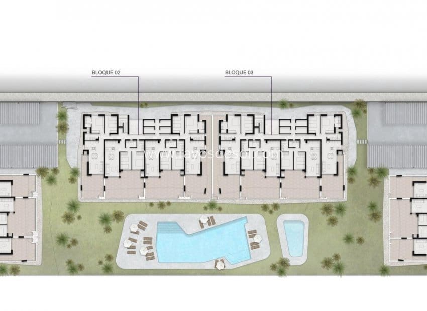 2 sypialnia Apartament na sprzedaż w Ciudad Quesada z basenem garażem - 339 000 € (Ref: 9940740)