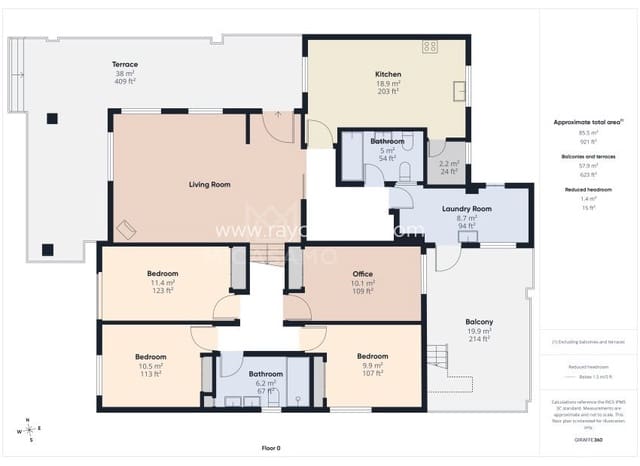4 makuuhuone Huvila myytävänä paikassa Mar de Cristal, Cartagena mukana uima-altaan - 550 000 € (Ref: 9948419)