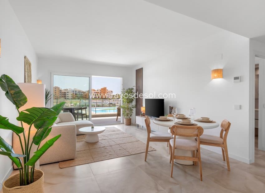 2 sovrum Lägenhet till salu i Orihuela Costa med pool - 379 000 € (Ref: 9984029)