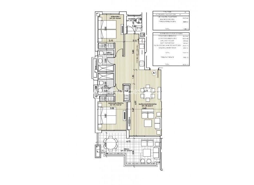 2 soverom Leilighet til salgs i Orihuela Costa med svømmebasseng - € 279 900 (Ref: 9989994)