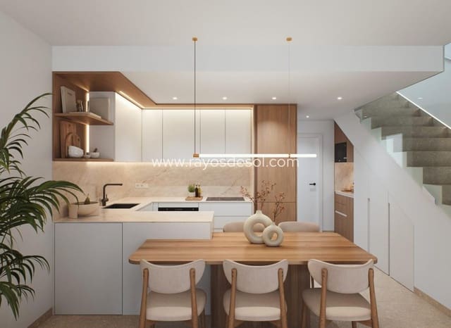 3 Zimmer Reihenhaus zu verkaufen in San Pedro del Pinatar ciudad, San Pedro del Pinatar mit Pool - 379.000 € (Ref: 9998984)
