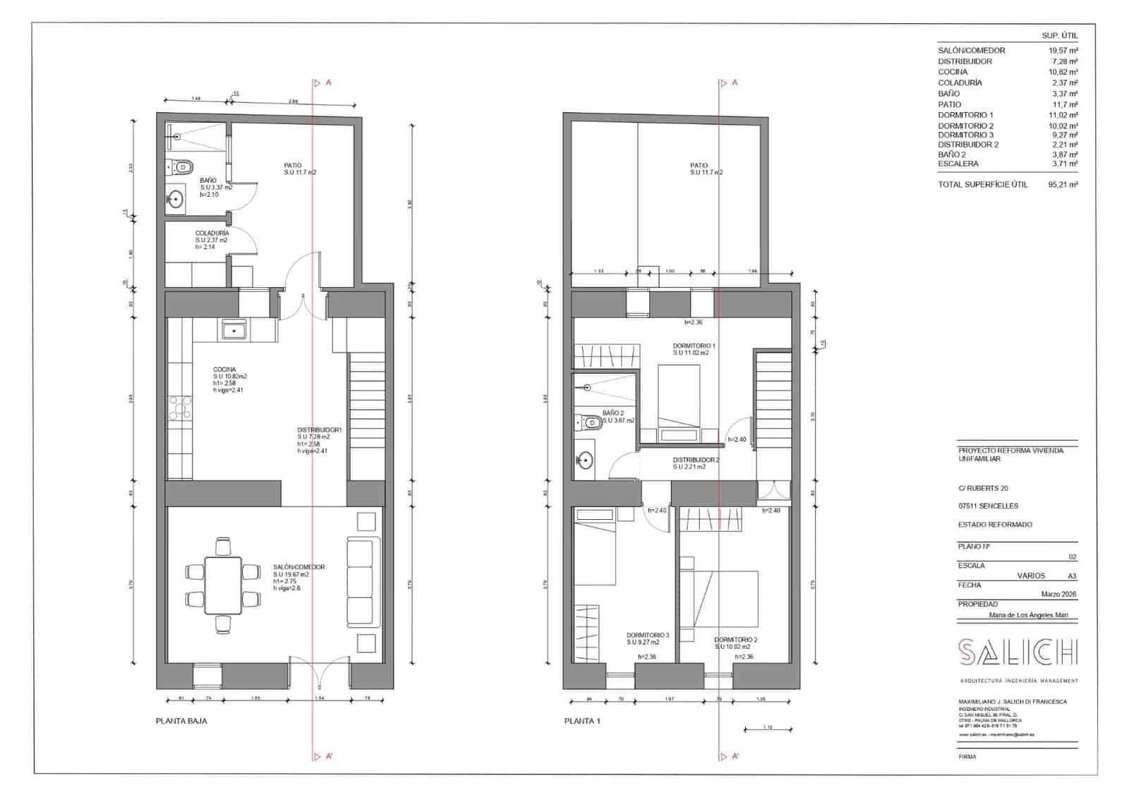 3 bedroom Townhouse for sale in Ruberts - € 390,000 (Ref: 10161693)
