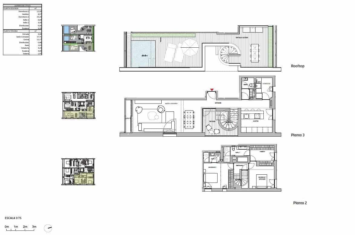 2 slaapkamer Penthouse te koop in Palma de Mallorca met zwembad garage - € 1.825.000 (Ref: 8327698)
