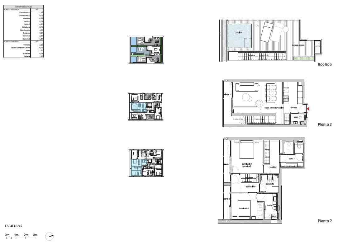 2 soveværelse Penthouse til salg i Palma de Mallorca med swimmingpool garage - € 1.225.000 (Ref: 8405210)