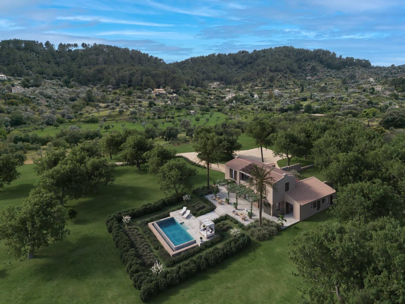 7 soveværelse Finca/Landehus til salg i Selva med swimmingpool garage - € 4.500.000 (Ref: 9739004)