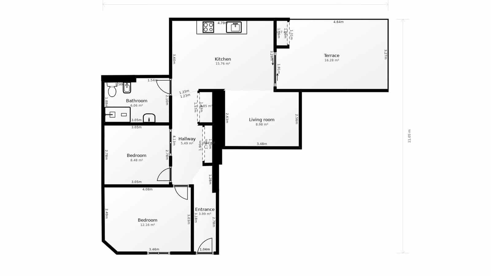 2 Zimmer Bungalow zu verkaufen in Playa del Ingles mit Pool - 485.000 € (Ref: 9602802)