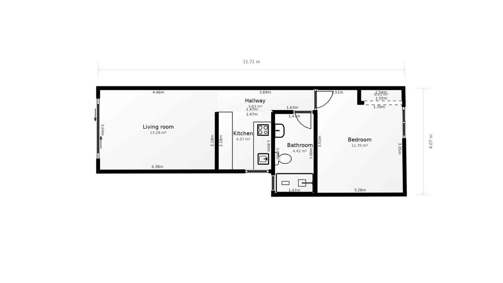 1 quarto Apartamento para venda em Puerto Rico com piscina - 199 000 € (Ref: 9920540)