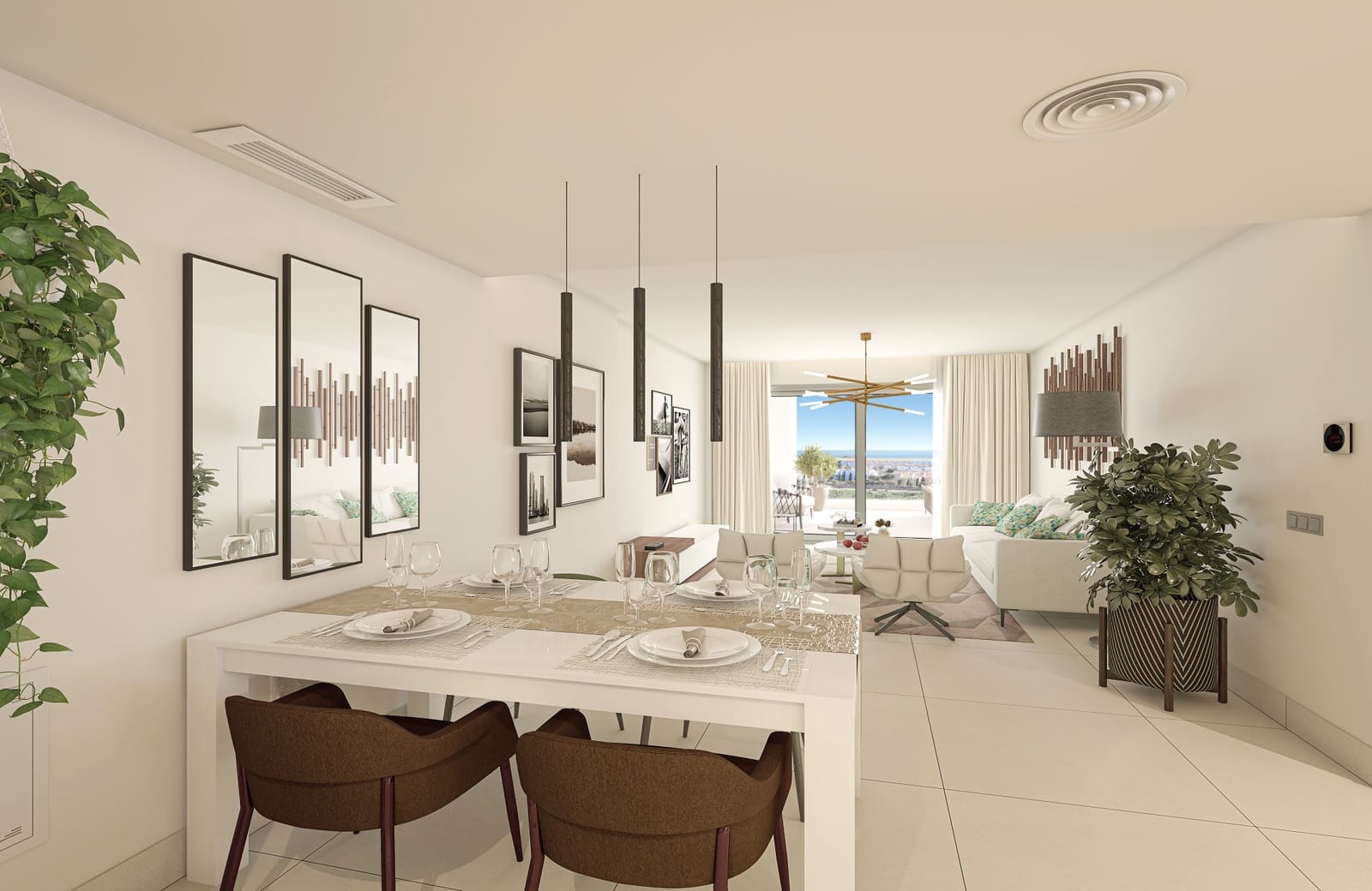 3 sypialnia Apartament na sprzedaż w Manilva z basenem garażem - 520 000 € (Ref: 10021429)