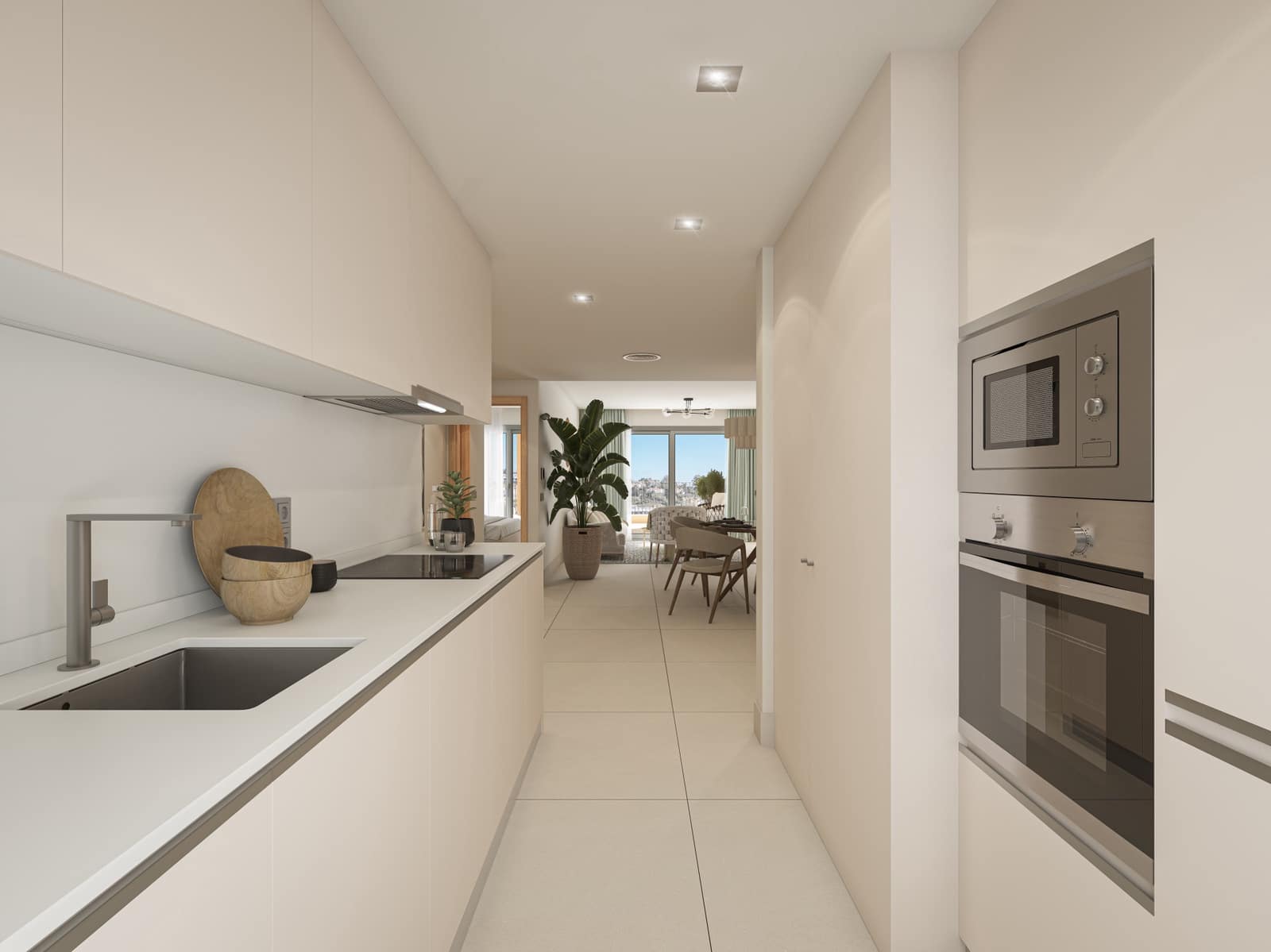 3 sypialnia Apartament na sprzedaż w Manilva z basenem garażem - 520 000 € (Ref: 10021429)