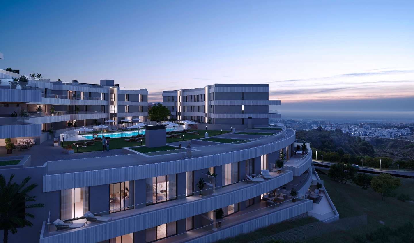 2 soveværelse Lejlighed til salg i New Golden Mile med swimmingpool garage - € 568.000 (Ref: 7991416)
