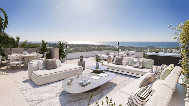 3 chambre Penthouse à vendre à Selwo, Estepona avec piscine garage - 725 000 € (Ref: 8322054)