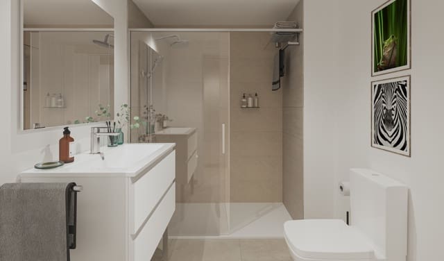 Apartamento de 2 habitaciones en La Cala de Mijas, Mijas en venta con piscina garaje - 406.900 € (Ref: 8332977)