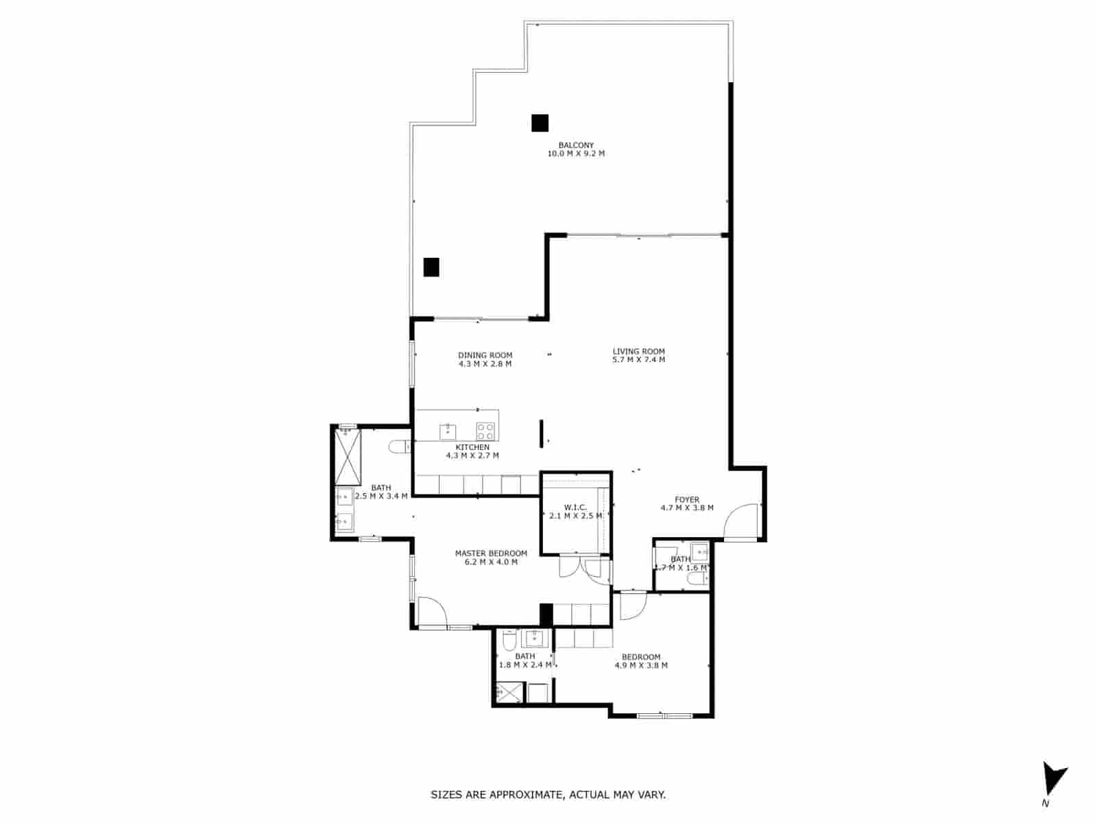 Apartamento de 2 habitaciones en Marbella en venta con piscina garaje - 1.595.000 € (Ref: 8518730)