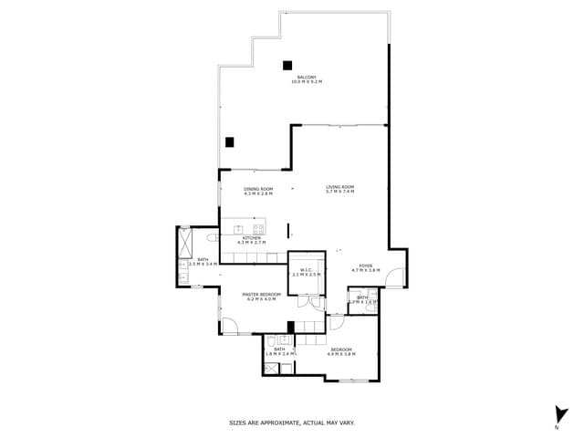 Apartamento de 2 habitaciones en Marbella en venta con piscina garaje - 1.595.000 € (Ref: 8518730)