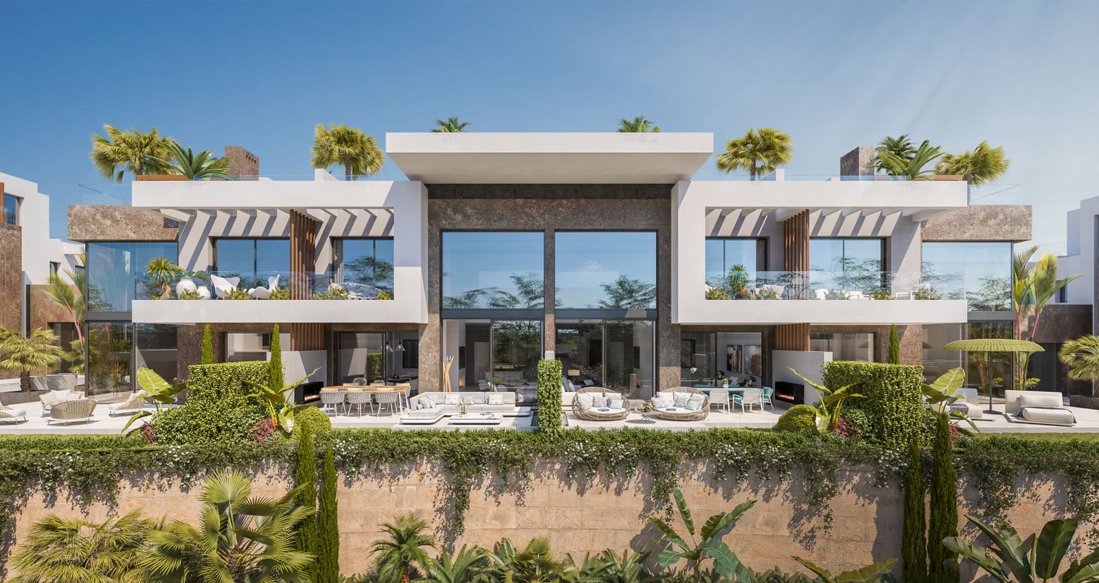 4 soverom Kjedet enebolig til salgs i Marbella med svømmebasseng garasje - € 1 499 000 (Ref: 8583542)
