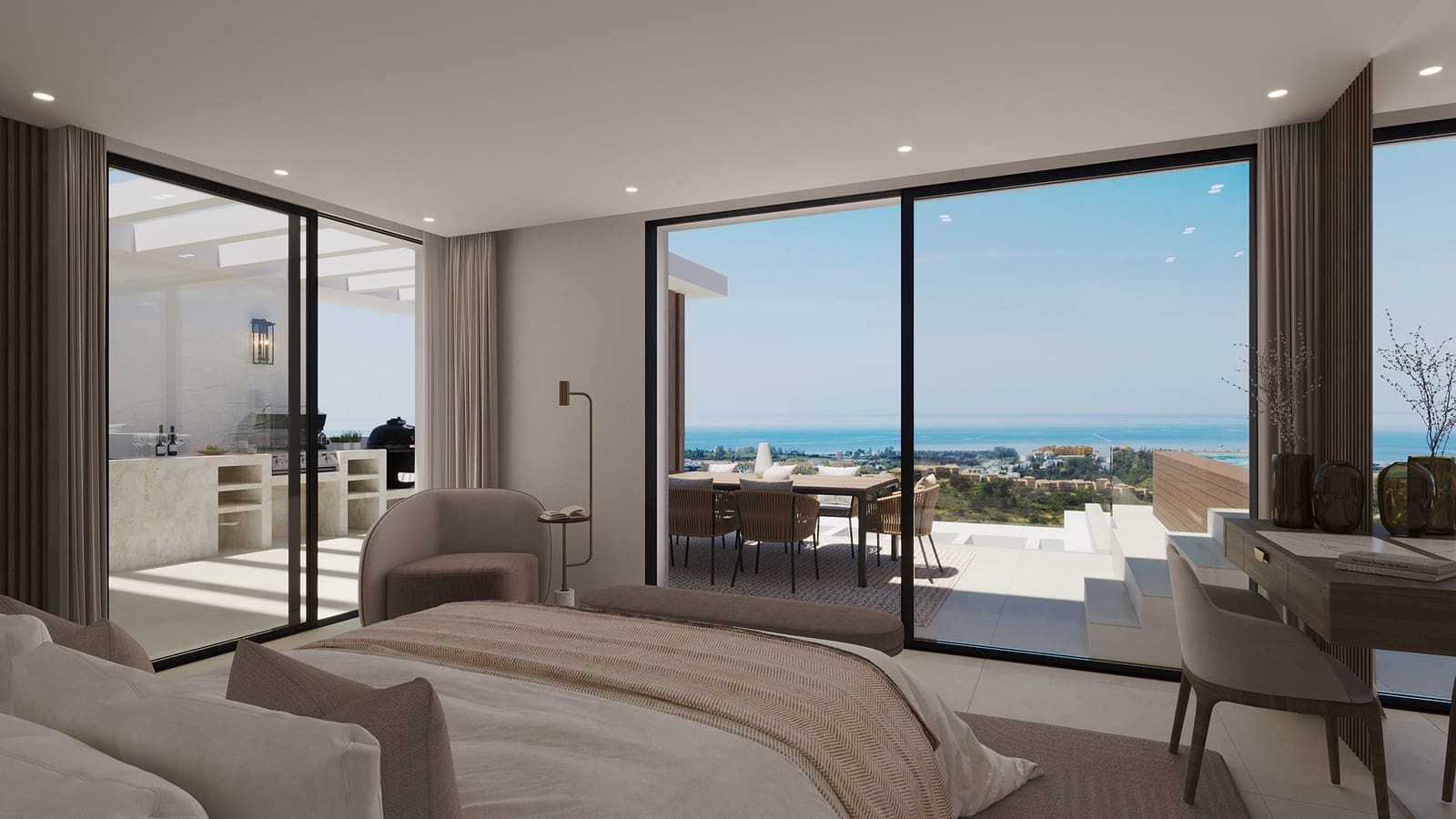 Apartamento de 2 habitaciones en Estepona en venta con piscina garaje - 725.000 € (Ref: 8658025)