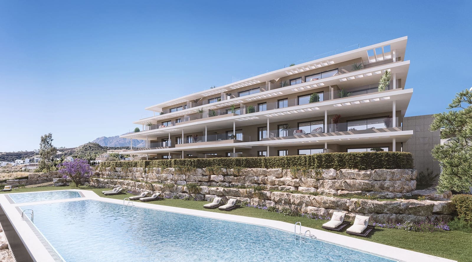 Apartamento de 3 habitaciones en New Golden Mile en venta con piscina garaje - 514.000 € (Ref: 8878287)